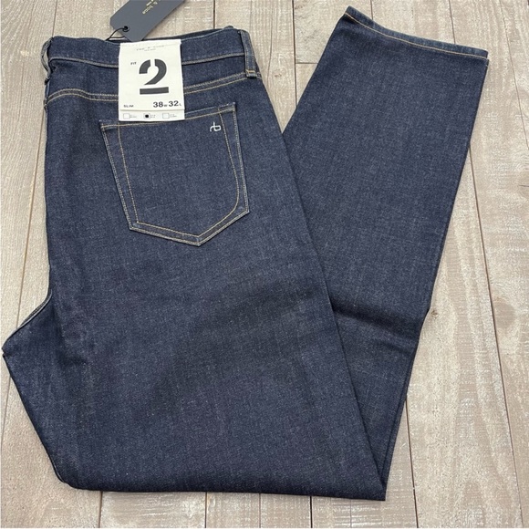 NWT rag & bone Fit 2 Slim Fit In Porter. Retail $195. Size 38 x32. - Picture 3 of 7
